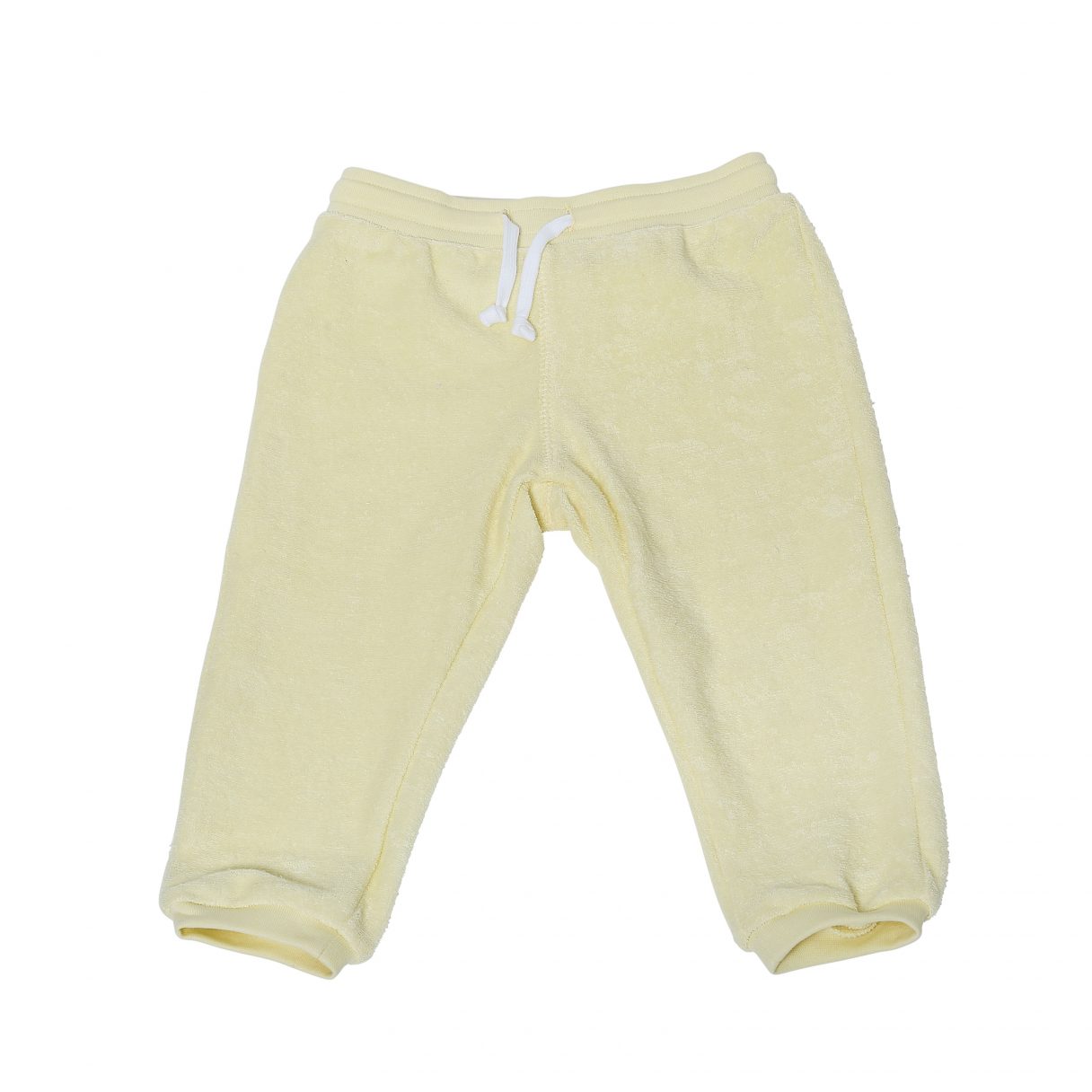 Kinder- und Baby-Sweat-Hose aus 100% Bio-Baumwolle von FriendFashion in gelb