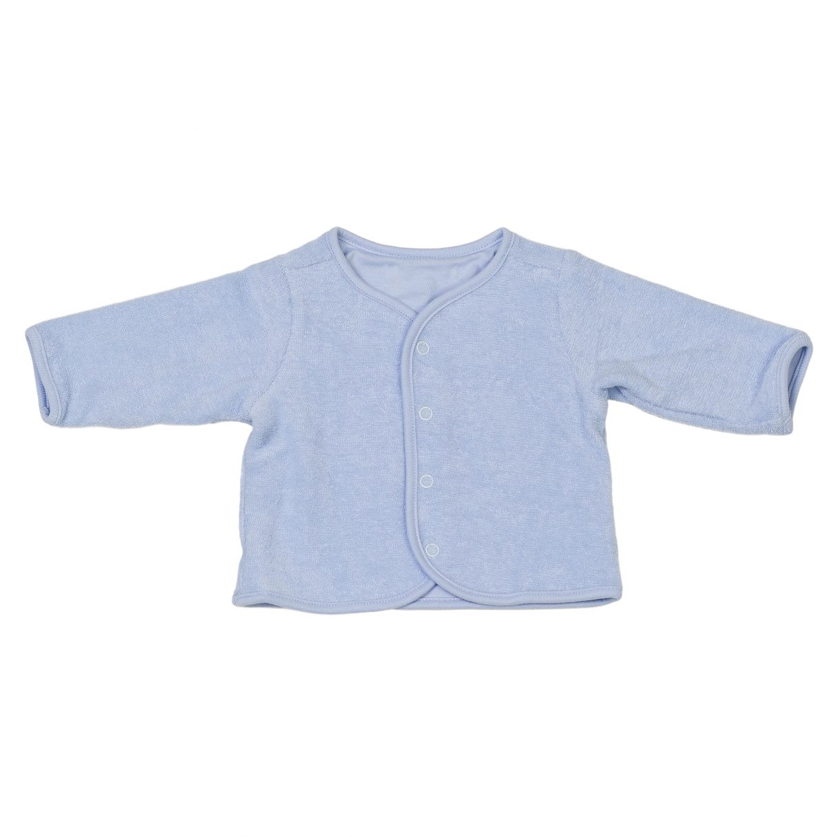 Baby Sweat-Jacke für Neugeborene aus Bio-Baumwolle FriendFashion blau