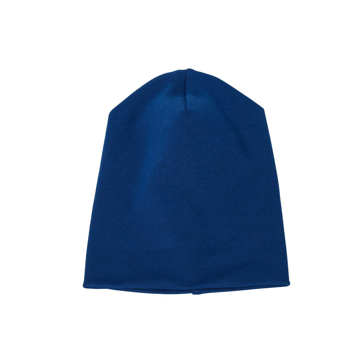 Baby Beanie-Mütze aus 100% Bio-Baumwolle dunkelblau